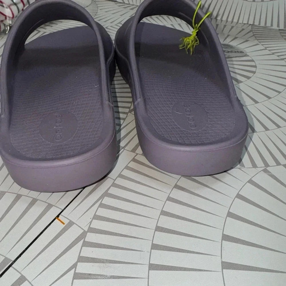Oofos Ooahh Women's Size 13 Men’s Size 11 Recovery Slip‎ On Slide Sandals Mauve - Picture 4 of 5